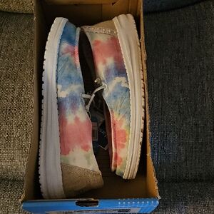 Hey Dude Kids Tie-Dye Sneakers